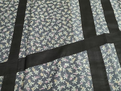 平和屋着物●訪問着　片身替わり　南天文　正絹　逸品　未使用　DABF1551ud