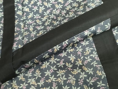 平和屋着物●訪問着　片身替わり　南天文　正絹　逸品　未使用　DABF1551ud