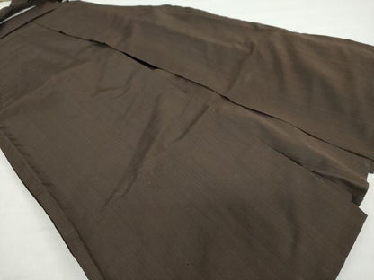 平和屋着物●男性　馬乗り袴　変わり縞　正絹　逸品　DABF1565ud