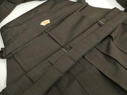 平和屋着物●男性　馬乗り袴　変わり縞　正絹　逸品　DABF1566ud
