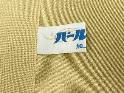 平和屋着物●訪問着　駒刺繍　片輪車短冊草花文　暈し染め　正絹　逸品　DABF1581ud