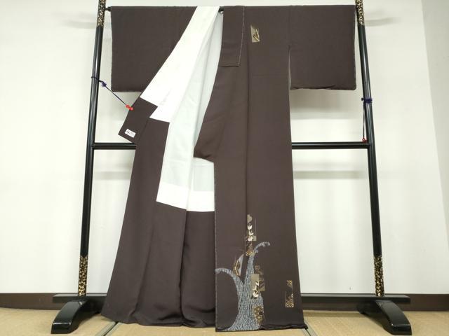 平和屋着物●訪問着　短冊吉祥文　金銀彩　やまと誂製　正絹　逸品　未使用　DABF1592ud
