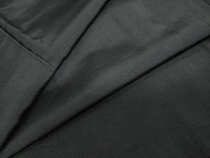 平和屋着物●男性　黒紋付　正絹　逸品　DABF1595ud