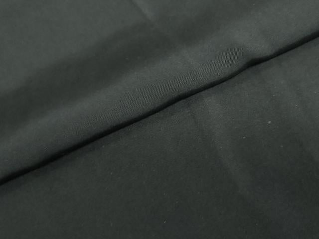平和屋着物●男性　黒紋付　正絹　逸品　DABF1598ud