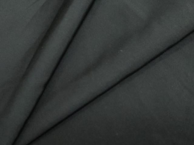 平和屋着物●男性　黒紋付　正絹　逸品　DABF1599ud