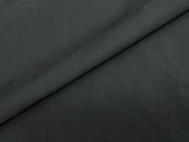 平和屋着物●男性　黒紋付　正絹　逸品　DABF1599ud