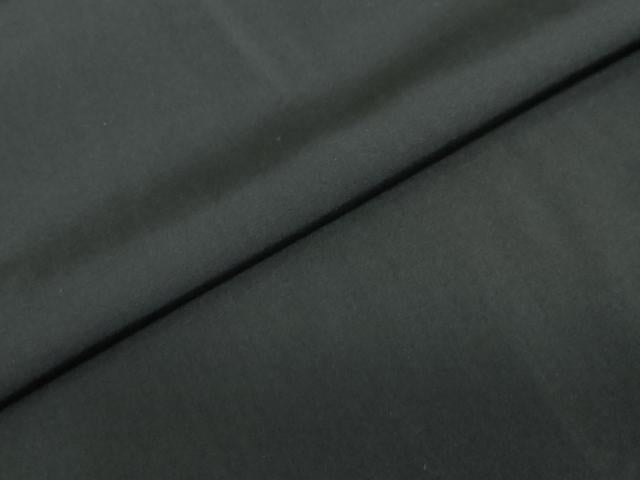 平和屋着物●男性　黒紋付　正絹　逸品　DABF1600ud
