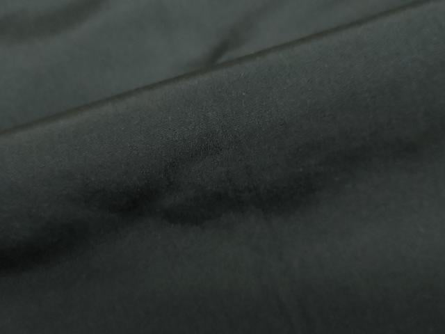 平和屋着物●男性　黒紋付　正絹　逸品　DABF1600ud