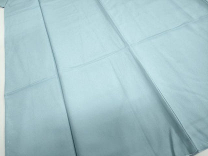 平和屋着物●色無地　水浅葱色　洗える着物　未使用　DABF1606ud