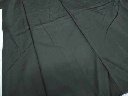 平和屋着物●男性　黒紋付　正絹　逸品　DABF1612ud