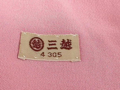 平和屋着物●人間国宝 小宮康孝　江戸小紋　訪問着　鮫小紋柄　枝桜文　三越扱い　正絹　逸品　DABF1614ud