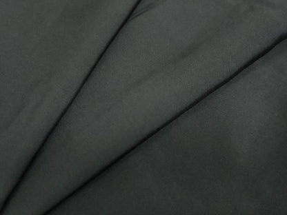 平和屋着物●男性　黒紋付　正絹　逸品　DABF1617ud