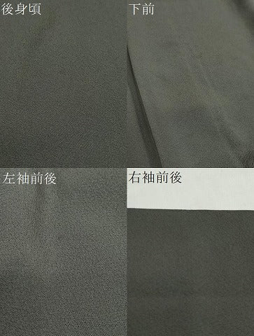 平和屋着物●上質な色無地　檳榔子染色　正絹　逸品　DABF1619ud