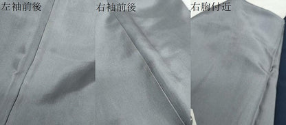 平和屋着物●男性　色紋付　鉛色　正絹　逸品　未使用　DABF1623ud