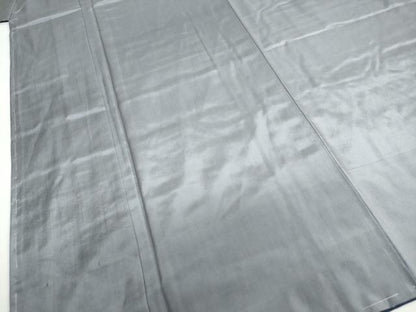平和屋着物●男性　色紋付　鉛色　正絹　逸品　未使用　DABF1623ud