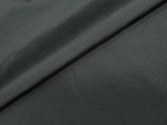 平和屋着物●男性　黒紋付　正絹　逸品　DABF1626ud