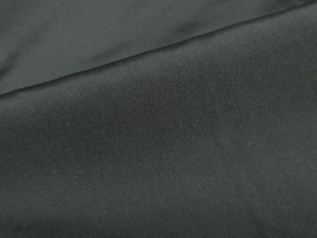 平和屋着物●男性　黒紋付　正絹　逸品　DABF1626ud