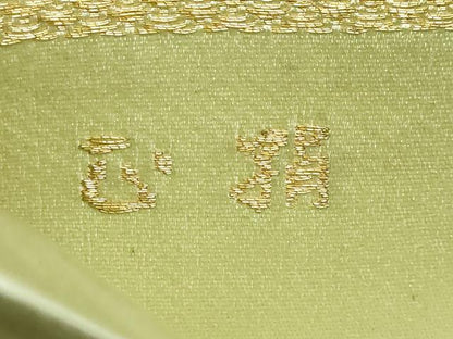 平和屋着物◎六通柄袋帯　唐織　洋花文　金銀糸　正絹　逸品　DABF1664ud