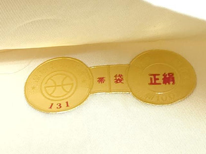平和屋着物◎西陣　六通柄袋帯　唐織　吉祥花文　正絹　逸品　DABF1689ud