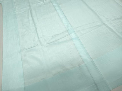 平和屋着物●洗える最高級着物　＜英＞はなぶさ謹製　長襦袢　無双仕立て　水色　洗える着物　DABF1716ud