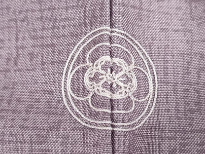 平和屋着物●本場染大島紬　訪問着　作家物　草花文　暈し染め　正絹　逸品　DABF1720ud