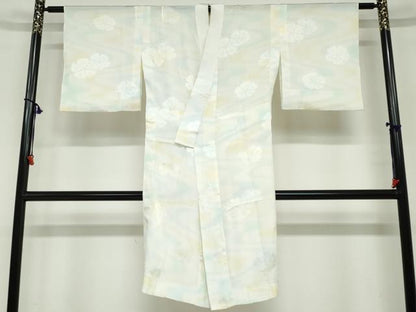 平和屋着物●長襦袢　単衣　撫子地紋　暈し染め　正絹　逸品　DABF1745ud