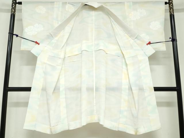 平和屋着物●長襦袢　単衣　撫子地紋　暈し染め　正絹　逸品　DABF1745ud