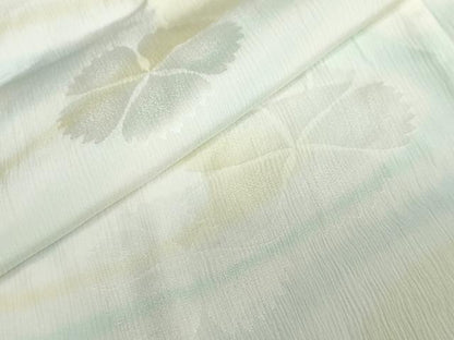 平和屋着物●長襦袢　単衣　撫子地紋　暈し染め　正絹　逸品　DABF1745ud