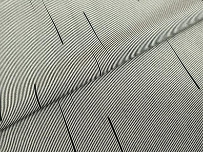 平和屋着物●江戸小紋　作家物　変わり縞　正絹　逸品　DABF1755ud