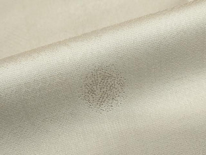 平和屋着物●上質なお召　吉祥丸文　正絹　逸品　DABF1763ud