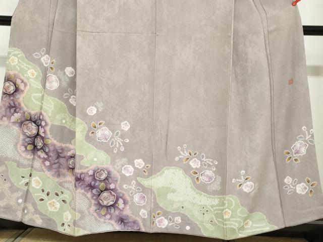 平和屋着物●染織工芸むつろ　辻が花　手描き　絞り　色留袖　辻が花　正絹　逸品　DABF1765ud
