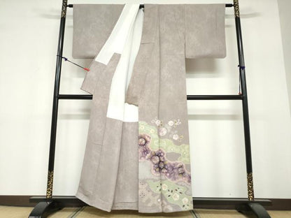 平和屋着物●染織工芸むつろ　辻が花　手描き　絞り　色留袖　辻が花　正絹　逸品　DABF1765ud