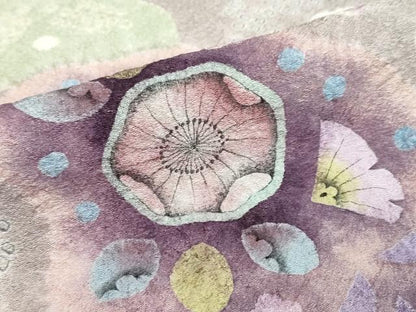 平和屋着物●染織工芸むつろ　辻が花　手描き　絞り　色留袖　辻が花　正絹　逸品　DABF1765ud