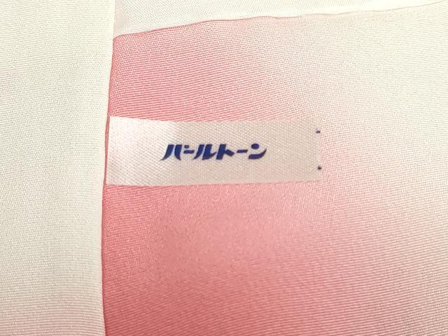 平和屋着物●訪問着　駒刺繍　楽器草花文　暈し染め　金銀彩　正絹　逸品　DABF1784ud