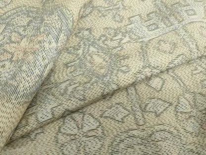 平和屋着物●本場大島紬　白大島　抽象文様　正絹　逸品　DABF1785ud