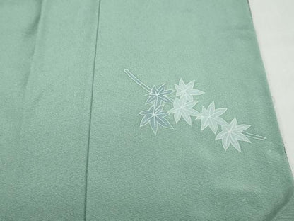 平和屋着物●十日町友禅作家　阿部佳雪　訪問着　枝花文　暈し染め　正絹　逸品　未使用　DABF1786ud