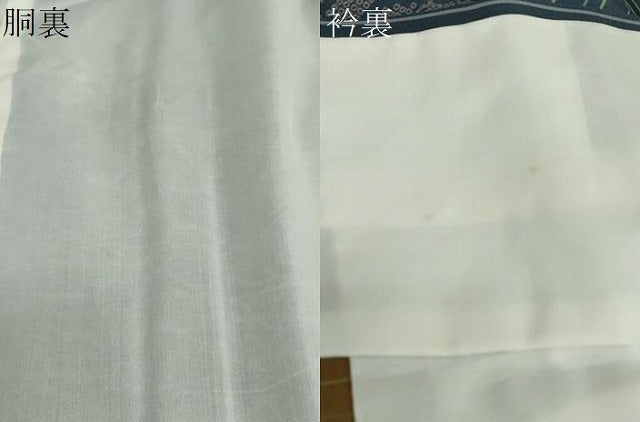 平和屋着物●上質な小紋　舞花文　正絹　逸品　DABF1787ud