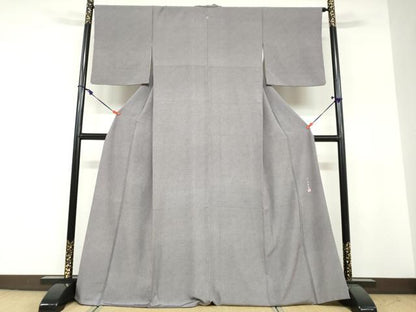 平和屋着物●寺山存男　江戸小紋　行儀　正絹　逸品　DABF1791ud