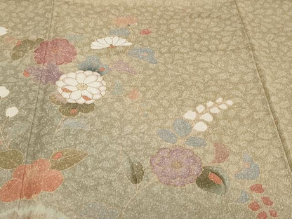 平和屋着物●訪問着　辻が花　暈し染め　金彩　正絹　逸品　DABF1796ud