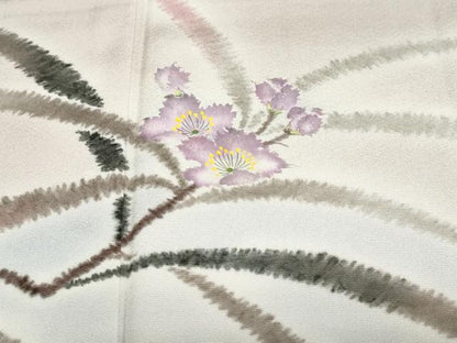 平和屋着物●染織界の匠　村松祥三　訪問着　枝花文　やまと誂製　正絹　逸品　未使用　DABF1797ud