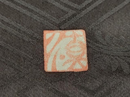 平和屋着物●豪華振袖　作家物　駒刺繍　貝桶草花文　金彩　正絹　逸品　DABF1811ud