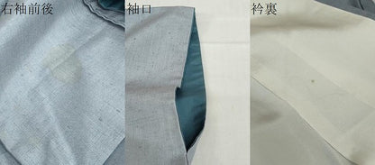 平和屋着物●訪問着　紬地　総刺繍　草花文　暈し染め　金彩　正絹　逸品　DABF1817ud