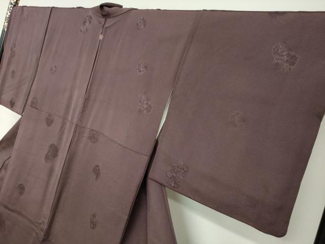 平和屋着物●友禅作家の巨匠　浅井青仁　色留袖　草花丸文　金彩　正絹　逸品　DABF1822ud