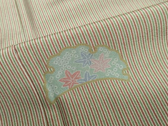 平和屋着物▽上質な小紋　単衣　雪輪草花文　正絹　逸品　DABF1856ud