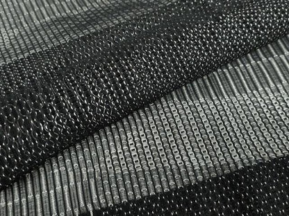 平和屋着物▽道行コート　スリーシーズン　春夏秋　塵除け　変わり格子文　正絹　逸品　DABF1875ud