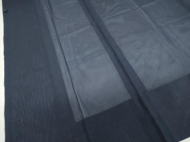 平和屋着物▽道行コート　スリーシーズン　春夏秋　塵除け　二重紗　変わり縞　正絹　逸品　DABF1878ud