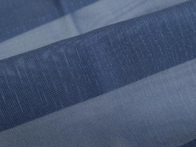 平和屋着物▽道行コート　スリーシーズン　春夏秋　塵除け　二重紗　変わり縞　正絹　逸品　DABF1880ud