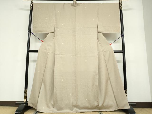 平和屋着物●上質な小紋　蛍暈し　正絹　逸品　未使用　DABF1899ud