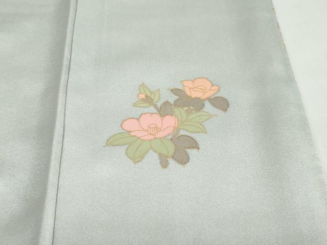 平和屋着物●訪問着　駒刺繍　草花文　金彩　正絹　逸品　未使用　DABF1900ud