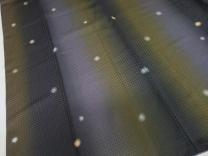 平和屋着物●上質な小紋　丸文　暈し染め　金彩　正絹　逸品　DABF1909ud